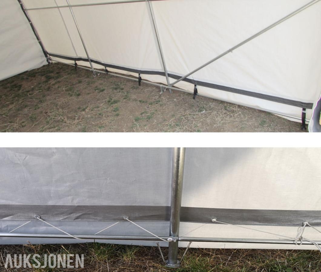 2026 LAGERTELT/GARASJETELT 6.10x3.66x2.72 M L/B/H - 22,3M2